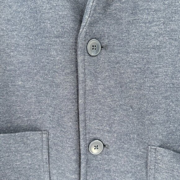 Goodfellow & Co Mens Tall L Blue Blazer Jacket Cotton/Polyester Blend Button Clo - Picture 6 of 11